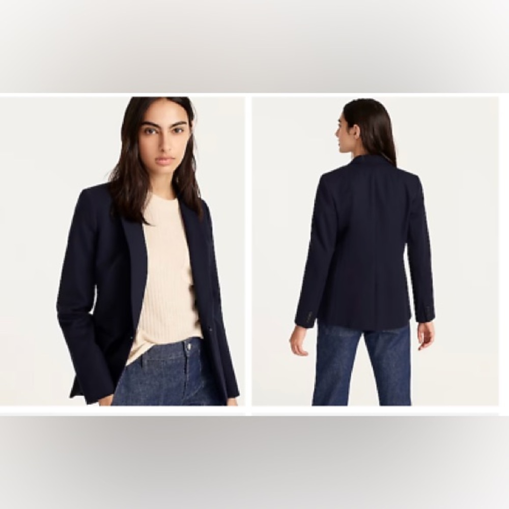 J Crew Parke blazer in bi-stretch cotton